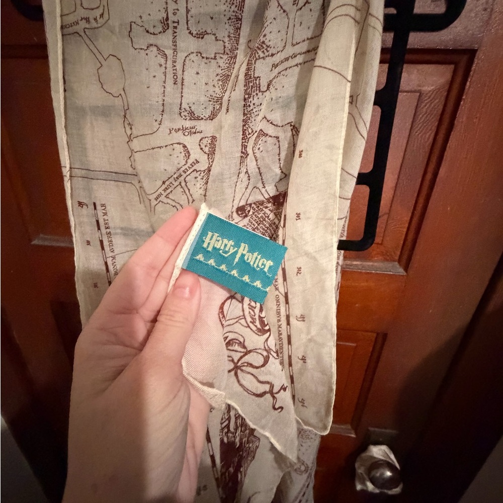 Harry Potter Marauder’s Map Print Scarf
